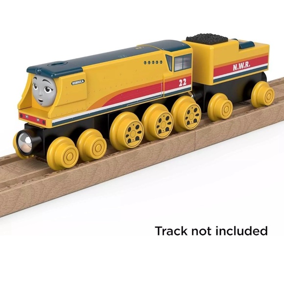 Mattel Thomas the Tank Engine Wooden Railway Series (Thomas) Rebecca HBK14 - Picture 3 of 9